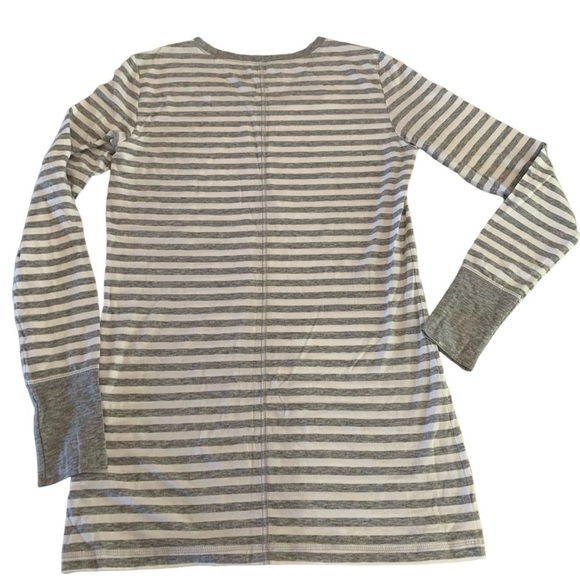 xsmall‎ striped long sleeve white grey heather - Picture 5 of 9